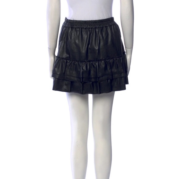 GENERATION LOVE Rafaella Vegan Leather Mini Skirt - Picture 10 of 12